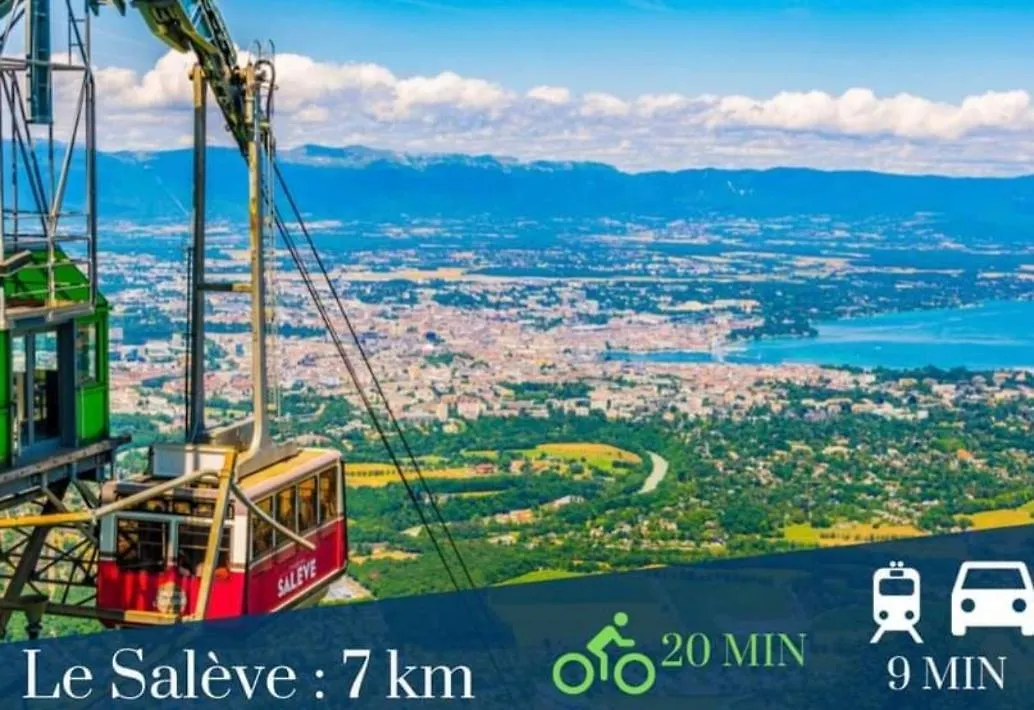 Apart 5 Personnes, 1Min Gare D'Annemasse, Geneve 5Km