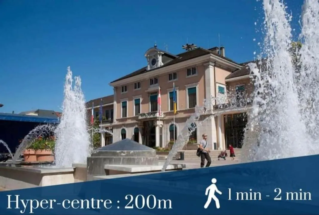 Apart 5 Personnes, 1Min Gare D'Annemasse, Geneve 5Km 0*, Annemasse